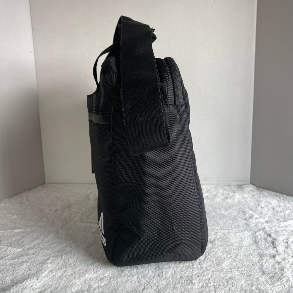 Adidas Black Stadium Coaches Messenger Bag New With Tags - Picture 6 of 16